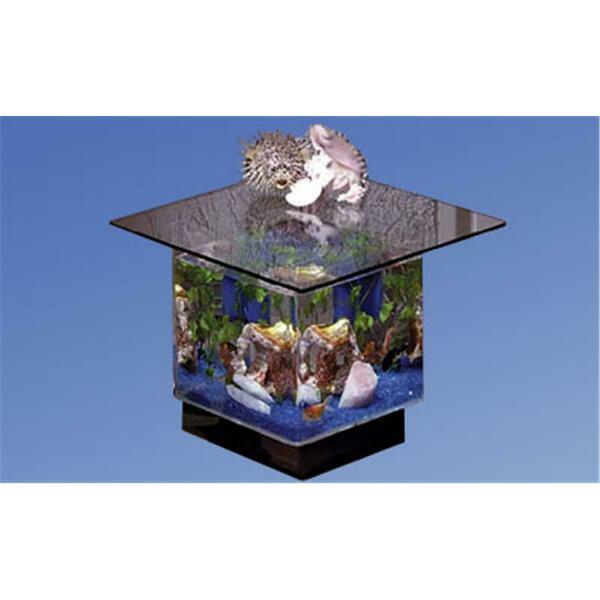 Midwest Tropical Aqua End Table Aquarium 670